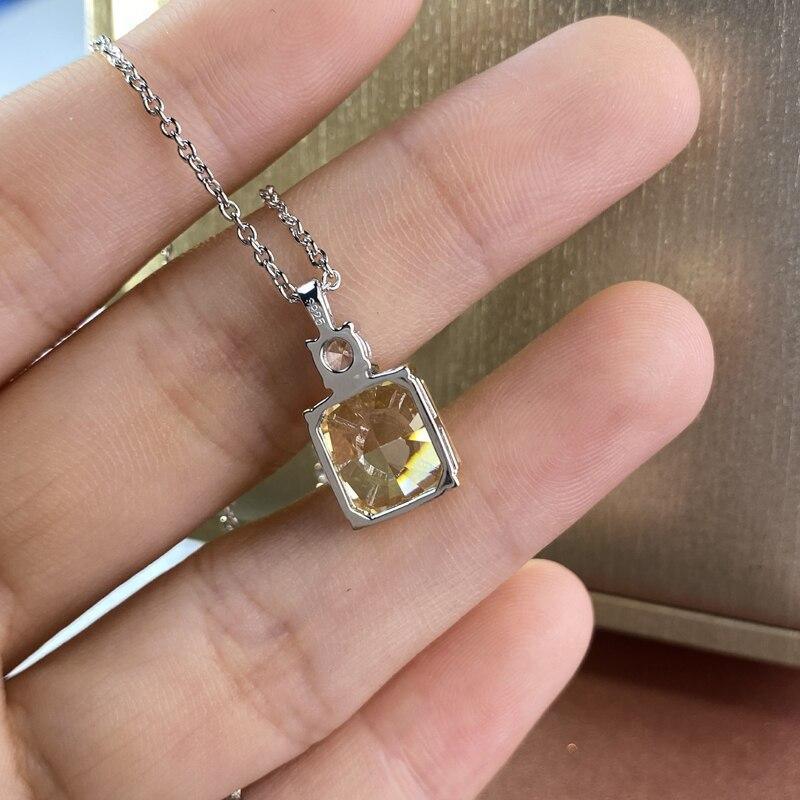 Luxury Sparkling 3 Carat High Quality Simulated Diamond Pendant Necklace - The Jewellery Supermarket