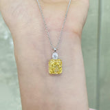 Luxury Sparkling 3 Carat High Quality Simulated Diamond Pendant Necklace - The Jewellery Supermarket