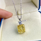 Luxury Sparkling 3 Carat High Quality Simulated Diamond Pendant Necklace - The Jewellery Supermarket
