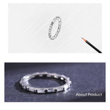 *NEW* Sterling Silver Full Clear High Quality AAA+ Cubic Zirconia Diamonds Luxury Finger Ring - The Jewellery Supermarket
