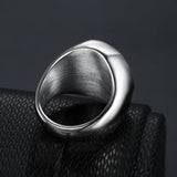 Antique Style Polished Surface 316 Stainless Steel Royal Arch Masonic Rings - The Jewellery Supermarket