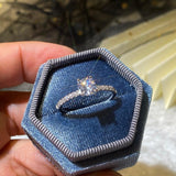 Brilliant Round ♥︎ High Quality AAA+ Cubic Zirconia Diamonds ♥︎ Luxury Engagement Ring - The Jewellery Supermarket