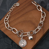 Great Gift  Ideas - New Trendy Portrait Pendant Handmade Vintage Chain Bracelet