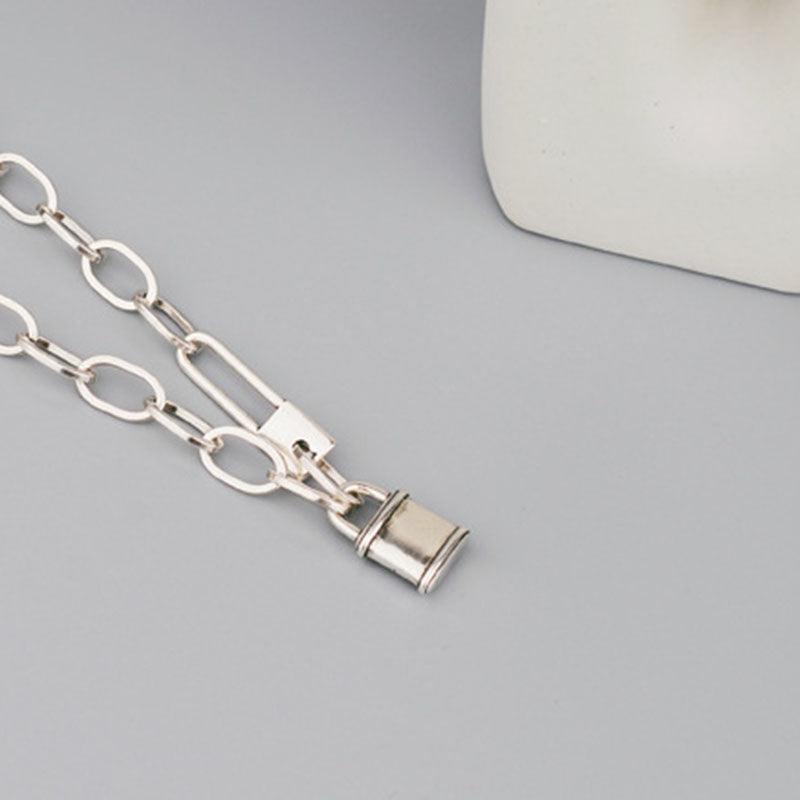 Best Gift ideas - New Trend Vintage Creative Lock Thick Chain Necklace - The Jewellery Supermarket