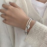 Great Gift Ideas - Elegant Vintage Unique Design Lotus Leaf Handmade Bracelet - The Jewellery Supermarket