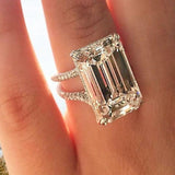 Luxury Crystal Geometric ♥︎ High Quality AAA+ Cubic Zirconia Diamond ♥︎ Ring - The Jewellery Supermarket