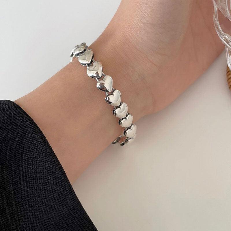 Great Gift Ideas - Fashion Elegant Simple Couples Love Heart Bracelets - The Jewellery Supermarket