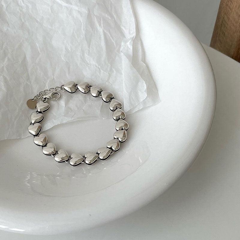 Great Gift Ideas - Fashion Elegant Simple Couples Love Heart Bracelets - The Jewellery Supermarket