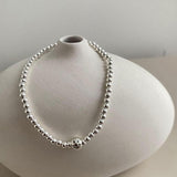 Charming Gifts - Fashion Silver Colour Cute Smiley Love Heart String of Beads Bracelets - The Jewellery Supermarket