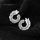 Deal of the Month - Geometric Big Round AAA Rhinestone Statement Luxury Stud Earrings - The Jewellery Supermarket