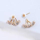 Low Price Gifts - Fashion Simple Flower Double Sided Daisies Stud Earrings - The Jewellery Supermarket