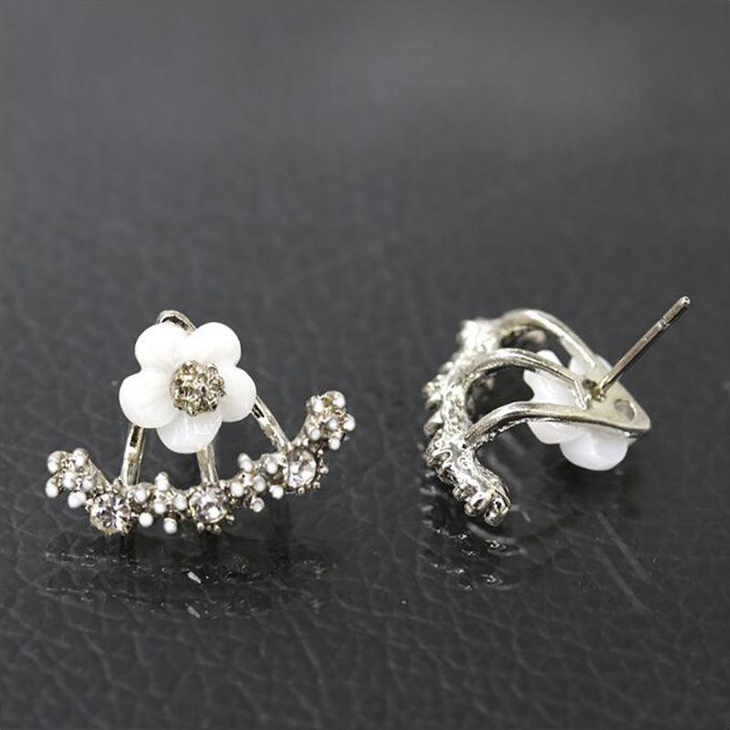 Low Price Gifts - Fashion Simple Flower Double Sided Daisies Stud Earrings - The Jewellery Supermarket