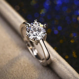 Classic Dazzling AAA+ CZ Diamonds Necklace+Earrings+Ring Jewelry Set - The Jewellery Supermarket