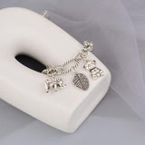 Great Gift Ideas - Fashion Hip Hop Vintage Bear Pendant Thick Chain Bracelet - The Jewellery Supermarket