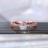 Brilliant Round ♥︎ High Quality AAA+ Cubic Zirconia Diamonds ♥︎ Luxury Engagement Ring - The Jewellery Supermarket