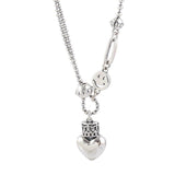 Best Gift Deals - New Trendy Elegant Vintage LOVE Heart Splicing Chain Necklace - The Jewellery Supermarket