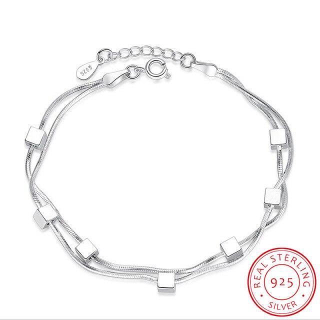 Charming New Fashion Double Layer Chain Star Bracelets & Bangles - The Jewellery Supermarket