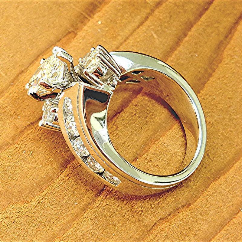 *NEW* Romantic Novel Design Marquise High Quality AAA+ Cubic Zirconia Diamonds Ring - The Jewellery Supermarket