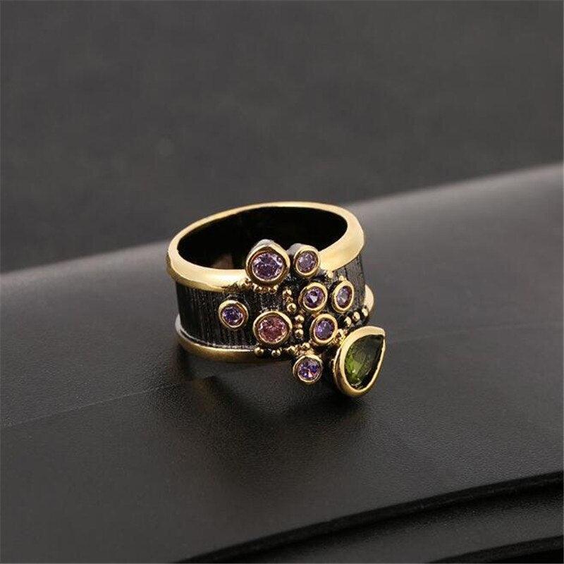 Creative Crystal Luxury Ring For Women Elegant Lady Engagement Rings European And American Female Jewelry - The Jewellery Supermarket