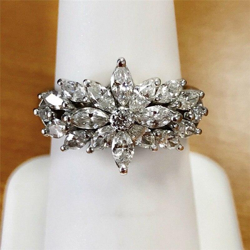 Novel Design Aesthetic Flower Design Fine Jewelry Ring - The Jewellery Supermarket