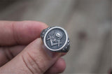 Best Gifts - Vintage Men's Templar Masonic Signet Ring - The Jewellery Supermarket