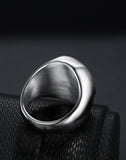 Antique Style Polished Surface 316 Stainless Steel Royal Arch Masonic Rings - The Jewellery Supermarket