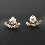 Low Price Gifts - Fashion Simple Flower Double Sided Daisies Stud Earrings - The Jewellery Supermarket