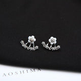 Low Price Gifts - Fashion Simple Flower Double Sided Daisies Stud Earrings - The Jewellery Supermarket