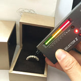 Attractive 0.7ctw 3mm DF Round Cut Moissanite Diamond Engagement & Wedding Ring - The Jewellery Supermarket