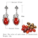 2021 New Boho Natural Stone Tibetan Silver Beach Party Indian Jewellery Set - The Jewellery Supermarket