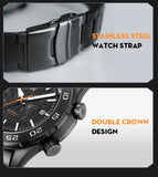 Automatic Mechanical Miyota8215 Sapphire Outdoor Military Waterproof Compass Watches