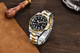 Luxury Brand Top Luxury Gold Automatic Mechanical Wrist Watch Men - Stainless Steel Waterproof New Men's Watches