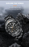 Automatic Mechanical Miyota8215 Sapphire Outdoor Military Waterproof Compass Watches