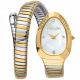 Fashion Brand Women's Signature Snake Gold, Rose Gold, Silver, Two-Tone Watch