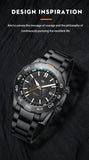 Automatic Mechanical Miyota8215 Sapphire Outdoor Military Waterproof Compass Watches