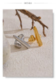 18K Gold Plated Distinctive Adjustable Stainless Steel Geometric Chic Charm Ring