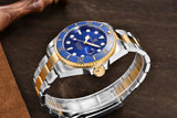 Luxury Brand Top Luxury Gold Automatic Mechanical Wrist Watch Men - Stainless Steel Waterproof New Men's Watches