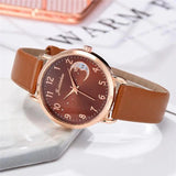 New Arrival Fashion Quartz Leather New Brand Simple Number Dial Ladies Wristwatches - Ideal Presents - The Jewellery Supermarket