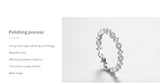 Simple Stackable Romantic Clear AAAA Lab Created Diamonds Sterling Silver Rings