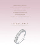 Emerald Cut Rectangle AAAA Lab Created Diamond 925 Silver Fashion Luxury Rings