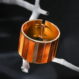 New Punk Style Dripping Oil Alloy Cuff Bangles Bracelets For Women -  Big Metal Bangle Fashion Statement Jewellery - The Jewellery Supermarket