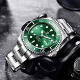 Popular Brand Luxury Sapphire Glass Automatic Watch 100m Waterproof Stainless Steel Mechanical Wristwatches For Men