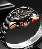 Superb Top Brand Luxury New Fashion Blue Sports Chronograph Waterproof Quartz Mens Watches - Ideal Gifts - The Jewellery Supermarket