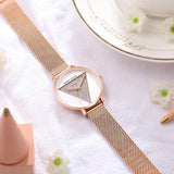 Original Design Elegant Quartz Ladies Watches Fashion Japan Movement Stainless Steel Rose Gold Colour Wristwatches