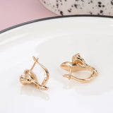14 Karat Gold Filled AAA zircon Diamonds Vintage Bride Wedding Fine Jewellery Earrings
