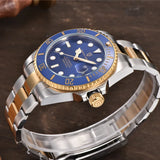 Luxury Design Water Ghost Series Classic Blue Dial Luxury Automatic Stainless Steel 100m Waterproof Mechanical Watch