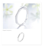 3 Color New Design Silver Stylish Stackable AAAA Simulated Diamonds Ring - Fashion Original Unique Rings - The Jewellery Supermarket