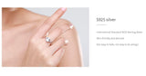 Marvelous Oval Cut Luxury Sparkling AAAA Lab Created Diamond 925 Silver Rings