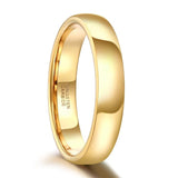 New Arrival Classic Gold Colour Tungsten Ring for Couples, Men and Women - Wedding/Engagement Rings - The Jewellery Supermarket