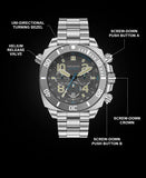 Top Brand Sport Automatic Movement Quartz Stainless Steel Sapphire Crystal 500M Waterproof Watches  - Ideal Gift